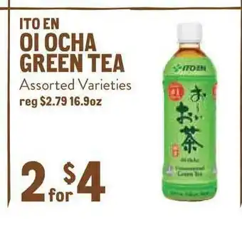 New Seasons Market Ito En Oi Ocha Green Tea Assorted Varieties offer