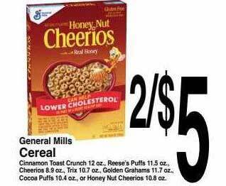 Super Saver General mills cereal offer