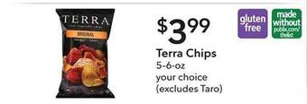Weis Markets Terra chips offer