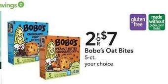 Weis Markets Bobo's oat bites offer