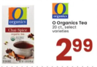 Albertsons O Organics Tea offer