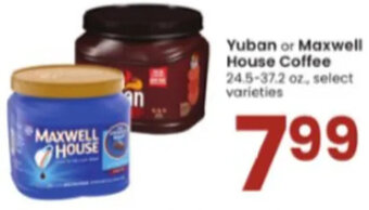 Albertsons Yuban or Maxwell House Coffee offer