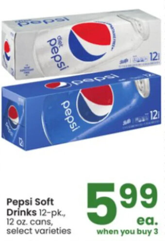 Albertsons Pepsi Soft Drinks offer