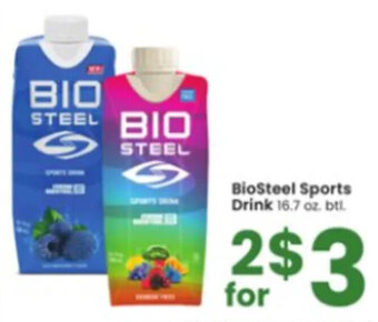 Albertsons BioSteel Sports Drink offer