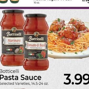 Roche Bros Botticelli pasta sauce offer