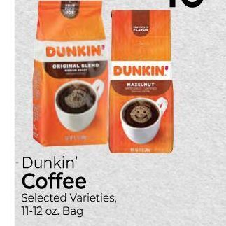 Roche Bros Dunkin' coffee offer