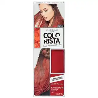 Walgreens Semi permanent hair color for brunettes #tangerine offer