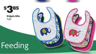 Family Dollar Kidgets bibs offer