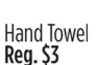 Dollar General Hand towel offer