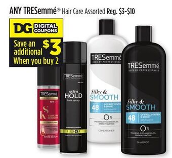 Dollar General Any tresemmé® hair care offer