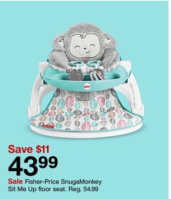 Target Fisher-price snugamonkey sit me up floor seat offer