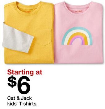 Target Cat & jack kids't-shirts offer
