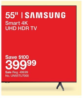 Target Smart 4k uhd hdr tv offer