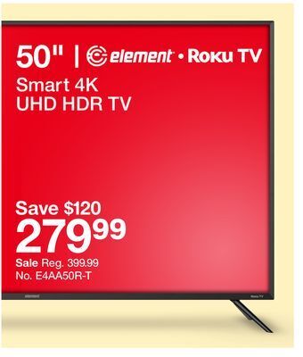 Target Smart 4k uhd hdr tv offer