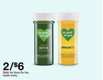 Target So good so you health shots offer