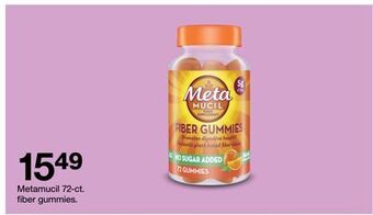 Target Metamucil 72-ct. fiber gummies offer