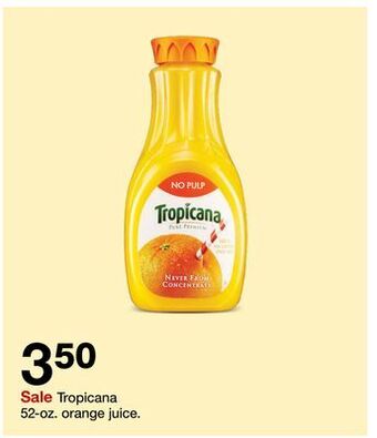 Tropicana 52-oz. orange juice