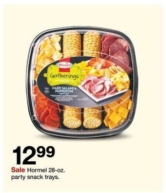 Target Hormel 28-oz. party snack trays offer