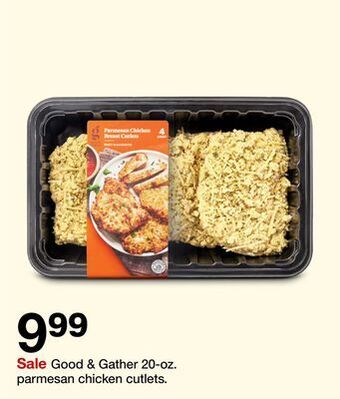 Target Good & gather 20-oz. parmesan chicken cutlets offer