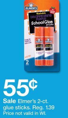 Target Elmer's 2-ct. glue sticks offer