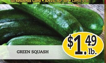 Dearborn Market Green squash offer