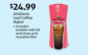 Aldi Ambiano iced coffee maker offer