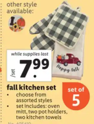 Lidl Fall kitchen set offer