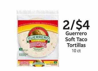 Fareway Guerrero soft taco tortillas offer
