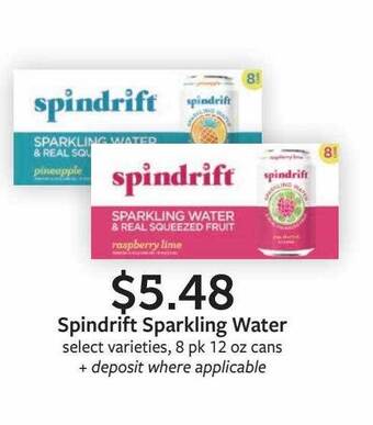Fareway Spindrift sparkling water offer