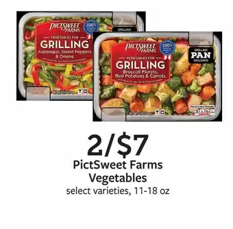 Fareway Pictsweet farms vegetables offer