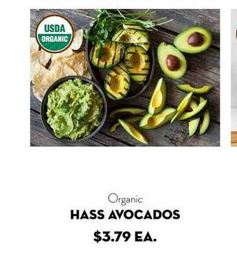 Bristol Farms Hass avocados offer