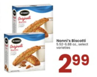 Albertsons Nonni's Biscotti offer