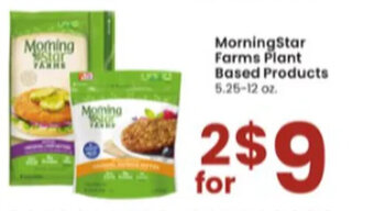 Albertsons MorningStar Farms Plant based Products offer