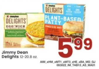 Albertsons Jimmy Dean Delights offer