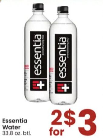 Albertsons Essentia Water offer