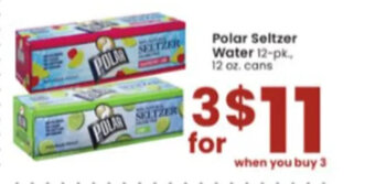 Albertsons Polar Seltzer Water offer