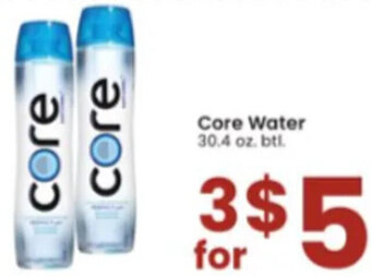 Albertsons Core Water offer