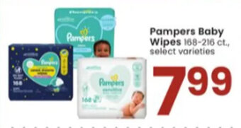 Albertsons Pampers Baby Wipes offer