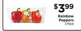 ShopRite Rainbow peppers offer