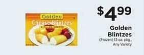 ShopRite Golden blintzes offer