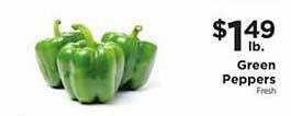 ShopRite Green peppers offer