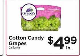 ShopRite Cotton candy grapes offer