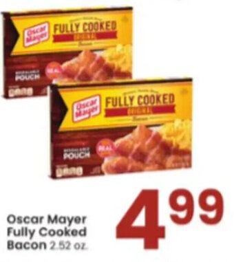 Albertsons Oscar Mayer Fully Cooked Bacon 2.52 oz. offer