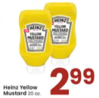 Albertsons Heinz Yellow Mustard 20 oz. offer