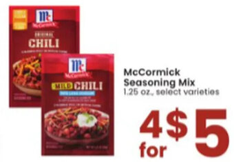 Albertsons McCormick Seasoning Mix offer