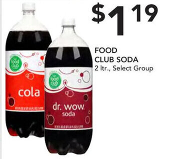 Lowe's Food Club Soda offer