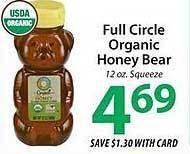 ACME Full circle organic honey bear offer