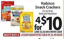 ACME Nabisco snack crackers offer
