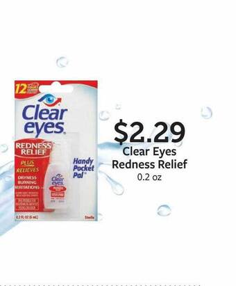 Fareway Clear eyes redness relief offer