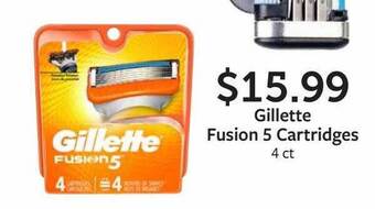 Fareway Gillette fusion 5 cartridges offer